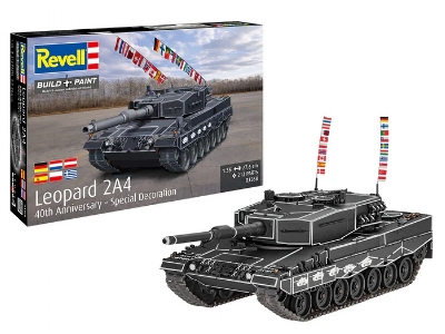 Leopard 2a4 - 40th Anniversary Special Decoration - image 1