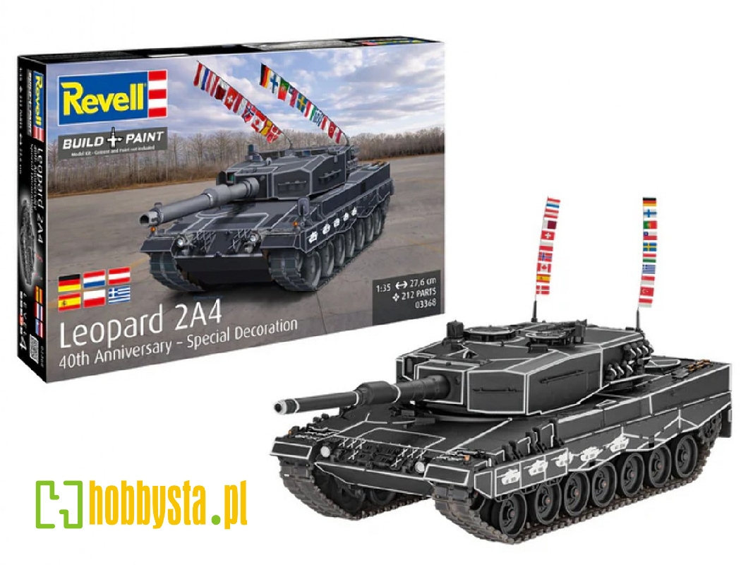 Leopard 2a4 - 40th Anniversary Special Decoration - image 1