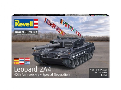 Leopard 2a4 - 40th Anniversary Special Decoration - image 2
