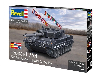 Leopard 2a4 - 40th Anniversary Special Decoration - image 3