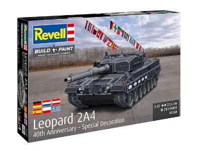 Leopard 2a4 - 40th Anniversary Special Decoration - image 5