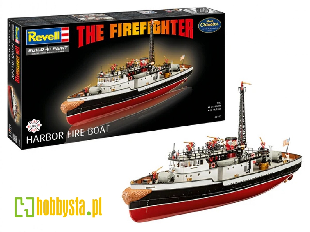 The Firefighter - Harbor Fire Boat (Revell Classics) - image 1