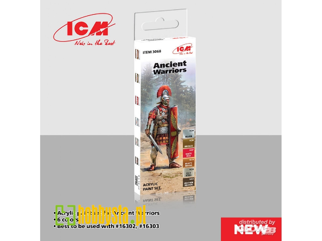 3068 Acrylic Paint Set For Ancient Warriors - image 1