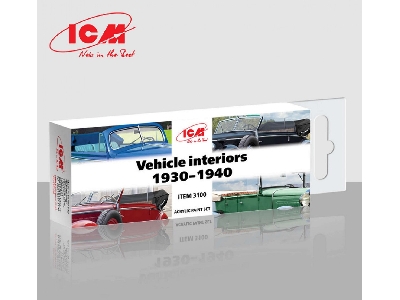 Acrylic Paints Set For Vehicle Interiors (1930 - 1940) - image 1