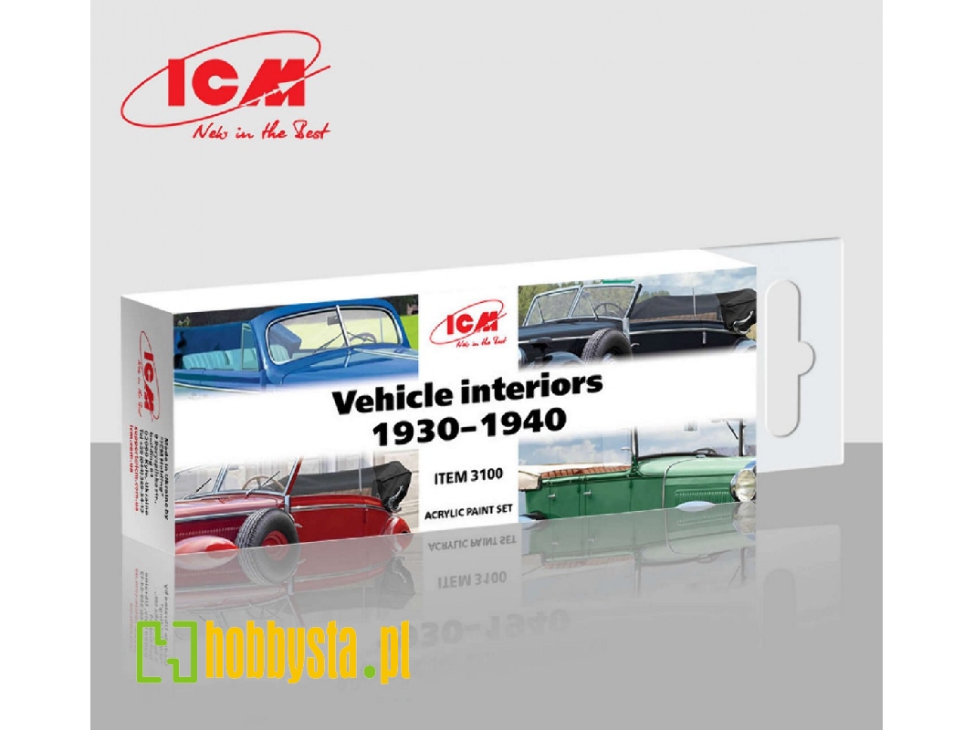 Acrylic Paints Set For Vehicle Interiors (1930 - 1940) - image 1