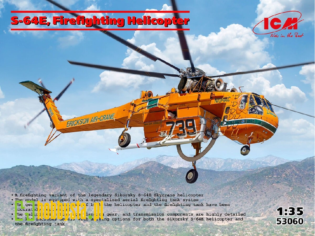 Sikorsky S-64 E - Firefighting Helicopter - image 1