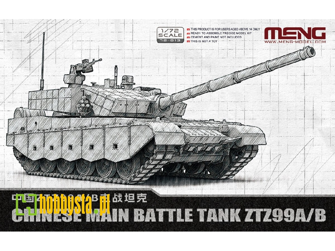 Chinese Main Battle Tank Ztz-99 A/B - image 1