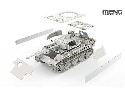 Sd.Kfz. 171 Panther Ausf. G Late With Fg1250 Active Infraded Night Vision System - image 3