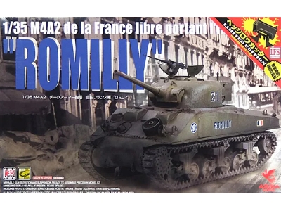 Sherman M4a2 De La France Libre Portant L'inscription "romilly" - image 1