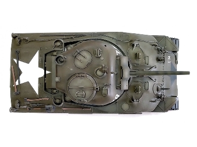 Us Medium Tank M4 Composite Sherman Late "cognac" - image 3