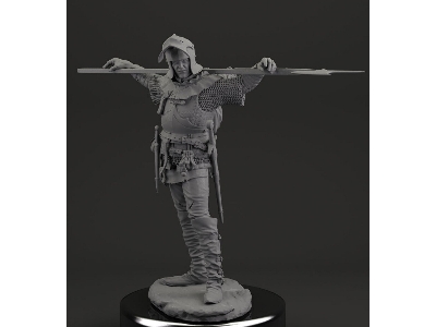 Foot Soldier At Rest (Mid 15th Century) - image 1