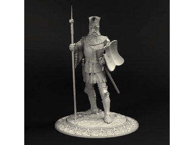 North European Knight With "klappvisor" Bascinet - End Of The 14th Century - image 6