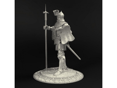 North European Knight With "klappvisor" Bascinet - End Of The 14th Century - image 7