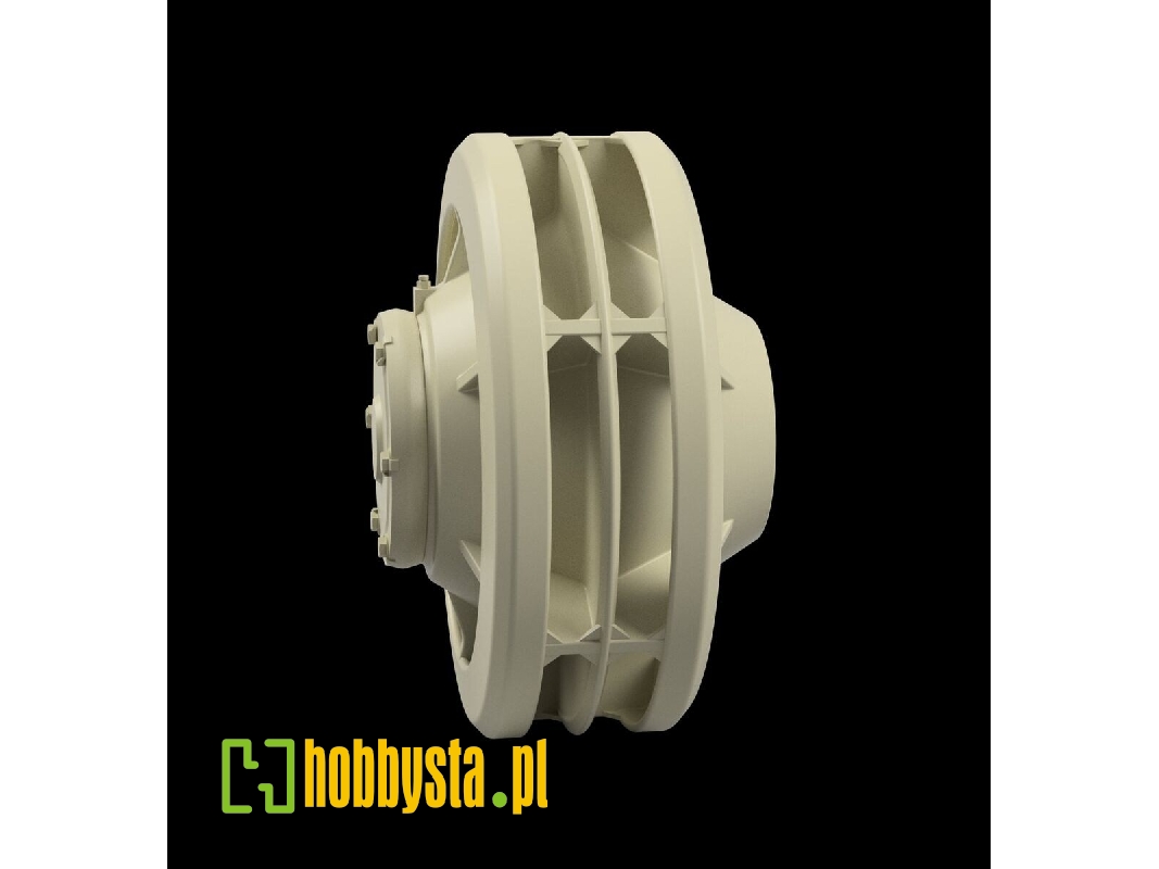 Panther - Late 665 Mm Ribbed Idler Wheel (2 Pcs) - image 1