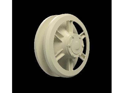 Panther - Late 665 Mm Solid  Idler Wheel (2 Pcs) - image 3