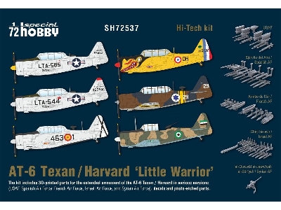North American At-6 Texan / Harvard - Little Warrior (Hi-tech Kit With 3d-printed Parts) - image 1