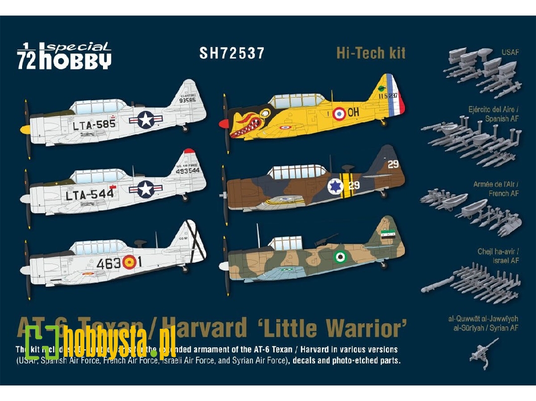 North American At-6 Texan / Harvard - Little Warrior (Hi-tech Kit With 3d-printed Parts) - image 1