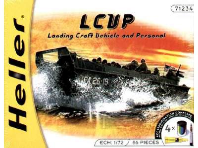 LCVP Landing Craft Vehicle and Personal w/Paints and Glue - image 1