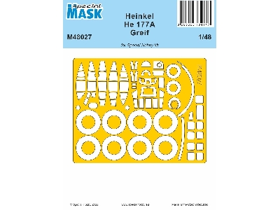 Heinkel He-177 A Greif - Masks Set (For Special Hobby Kits) - image 1
