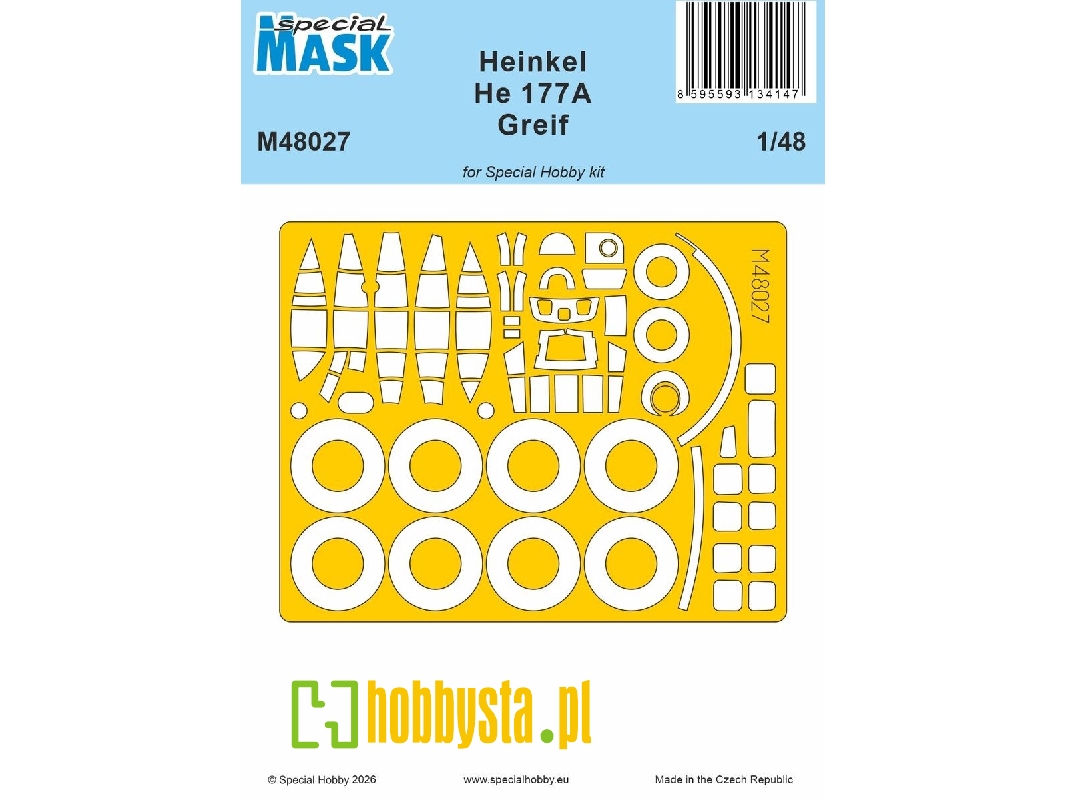 Heinkel He-177 A Greif - Masks Set (For Special Hobby Kits) - image 1