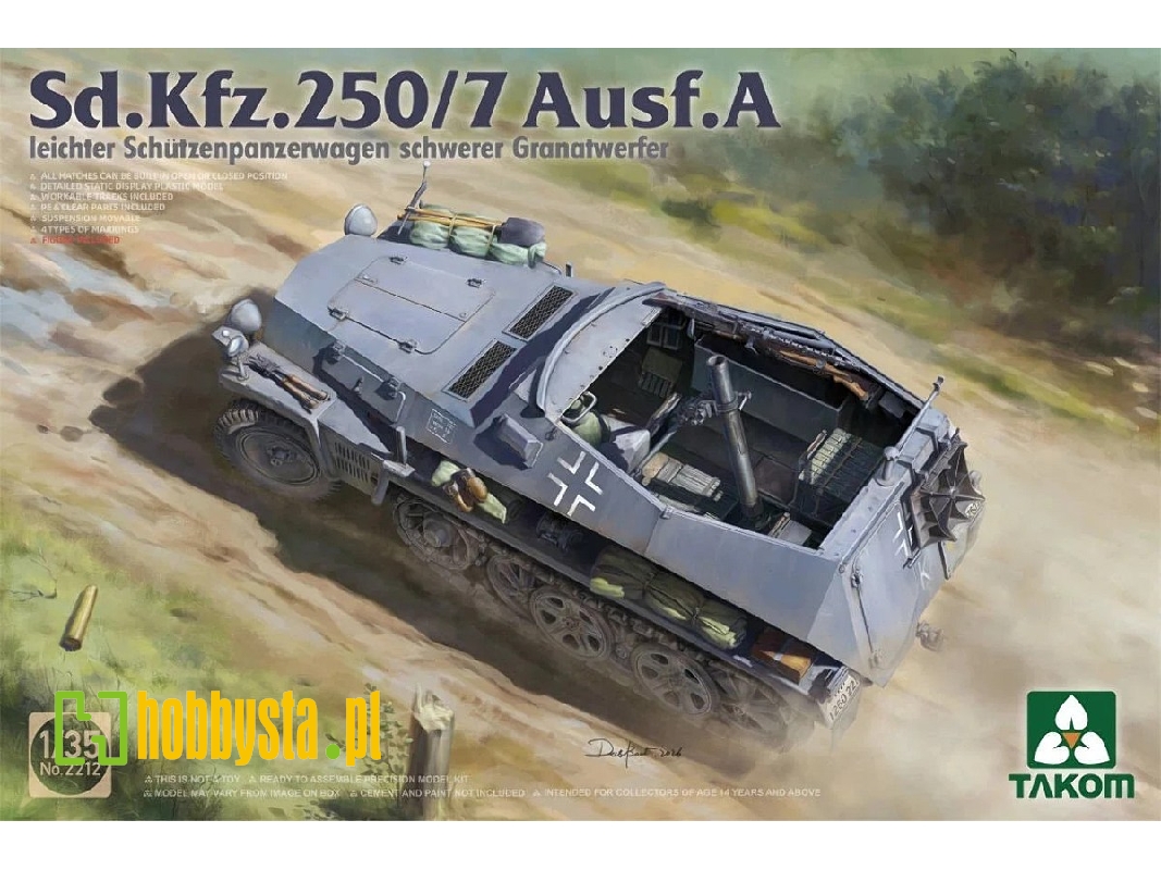 Sd.Kfz. 250/7 Ausf.A leichter Schützenpanzerwagen schwerer Granatwerfer - image 1
