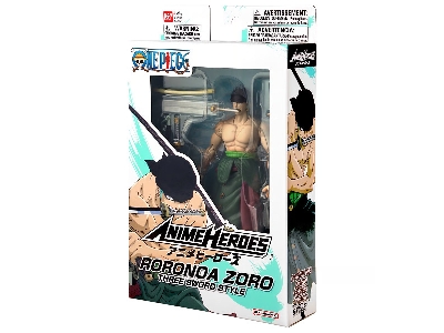 Anime Heroes One Piece Roronoa Zoro (Three Sword Style) - image 10