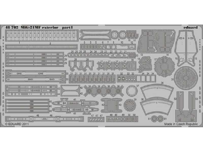 MiG-21MF exterior 1/48 - Eduard - image 1