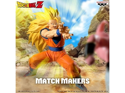 Banpresto Dragon Ball Z Match Makers - Super Saiyan 3 Son Goku (Vs Majin Buu / Pure) - image 1