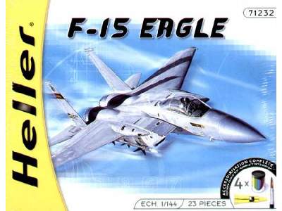 F-15 Eagle  w/Paints and Glue - image 1