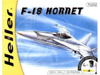 F-18 Hornet  w/Paints and Glue - image 1