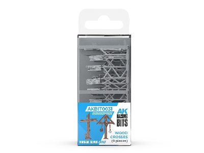 Wood Crosses (3d-printed / 9 Pcs) - image 2