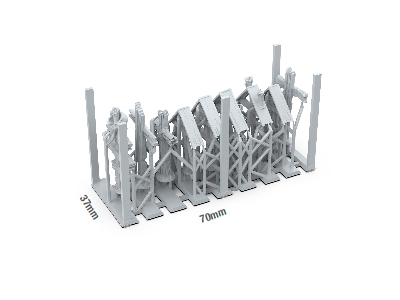 Wood Crosses (3d-printed / 9 Pcs) - image 3
