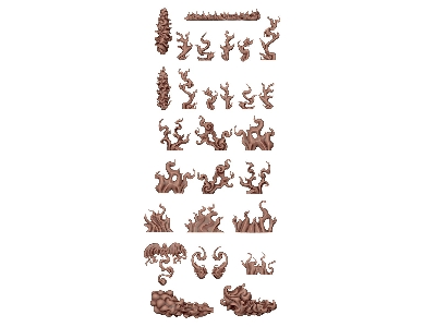 Flame Spell (3d-printed / 28 Pcs) - image 2