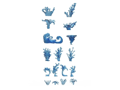 Water Fx (3d-printed / 17 Pcs) - image 2