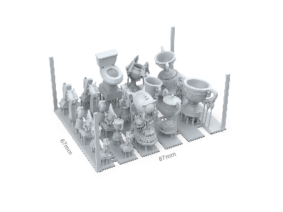 Fantasy Football Trophies (3d-printed / 20 Pcs) - image 2