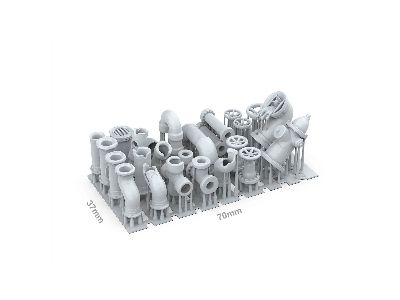 Pipes (3d-printed / 23 Pcs) - image 2