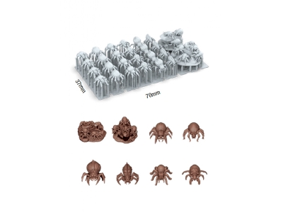 Spiders (26 Pcs / 3d-printed) - image 1