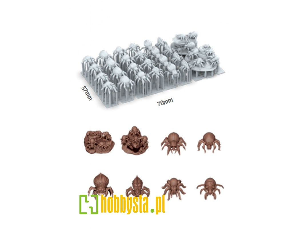 Spiders (26 Pcs / 3d-printed) - image 1