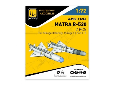 Matra R-530 (2 Pcs / 3d-printed) - image 1
