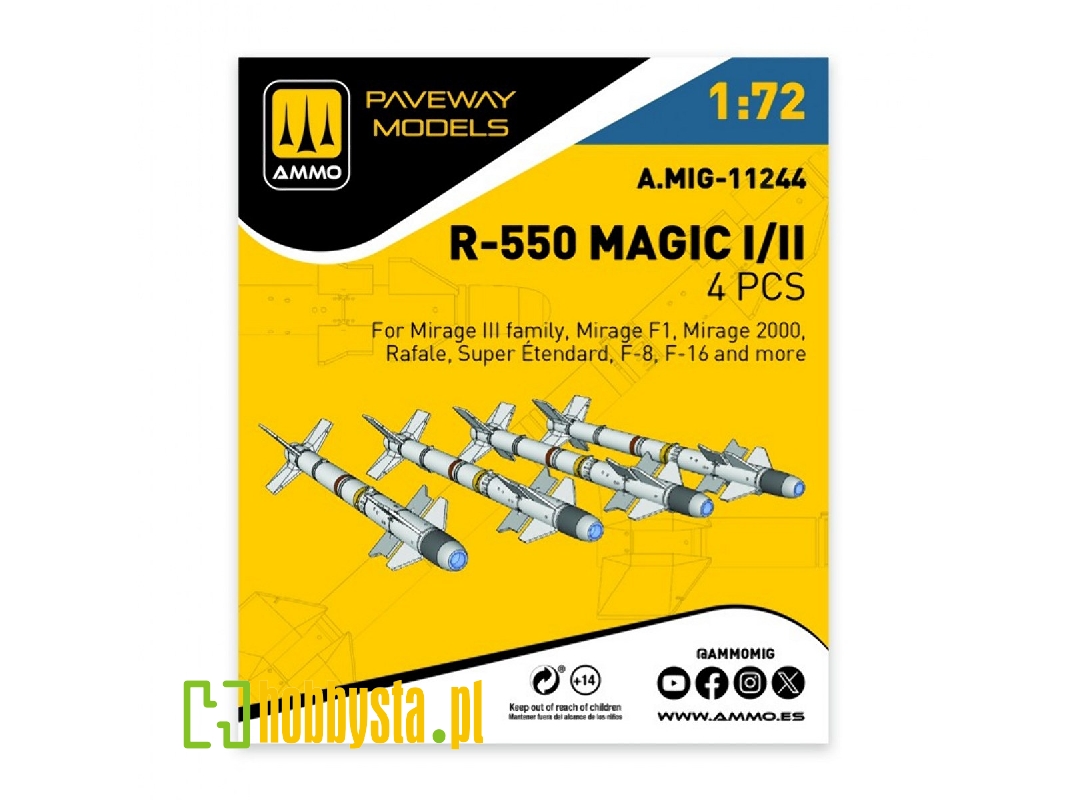 R-550 Magic I/Ii (4 Pcs / 3d-printed) - image 1