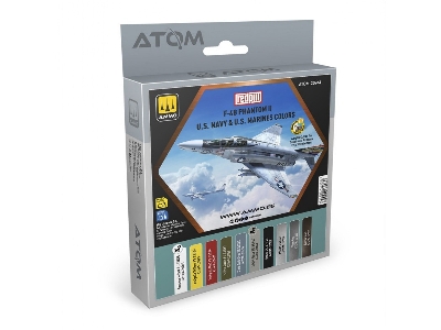 Atom-20944 F-4b Phantom Ii Us Navy & Us Marines Colors - image 1