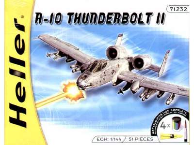 A-10 Thunderbolt II  w/Paints and Glue - image 1
