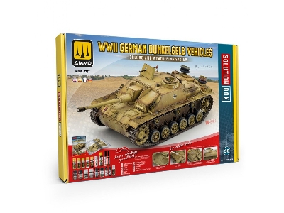 A.Mig-7737 Solution Box 35 - German Wwii Dunkelgelb Vehicles (Multilingual) - image 1