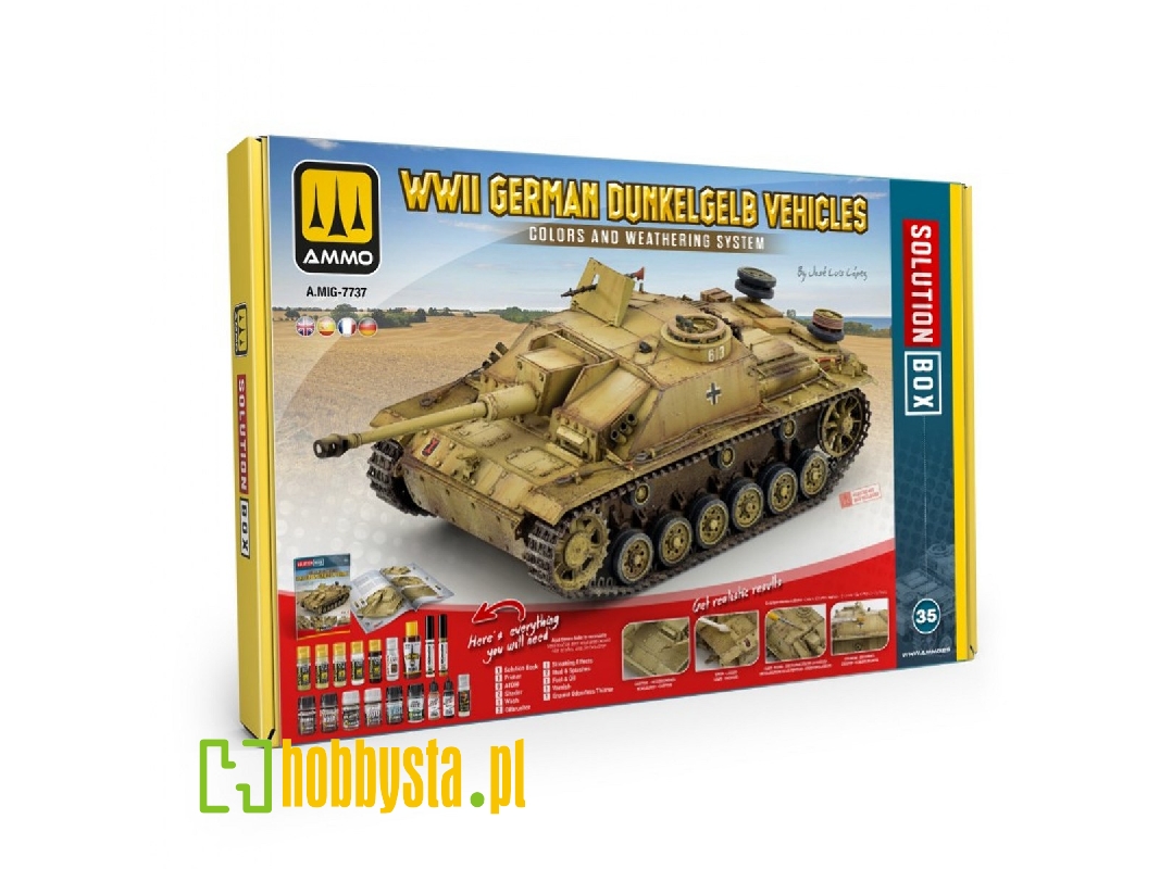 A.Mig-7737 Solution Box 35 - German Wwii Dunkelgelb Vehicles (Multilingual) - image 1