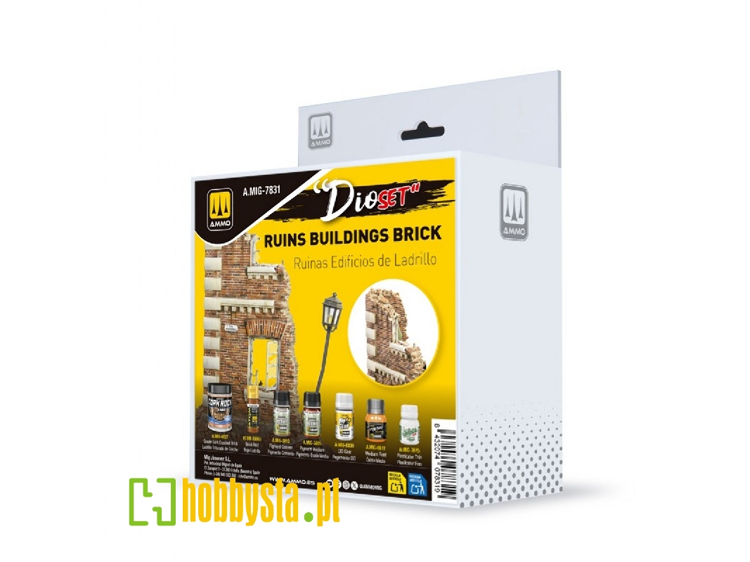 A.Mig-7831 Dio Set : Ruins Buildings Brick - image 1