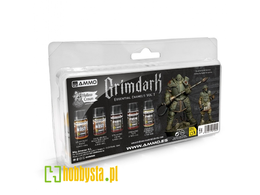 A.Mig-7998 Grimdark Essential Enamels Volume 1 - image 1