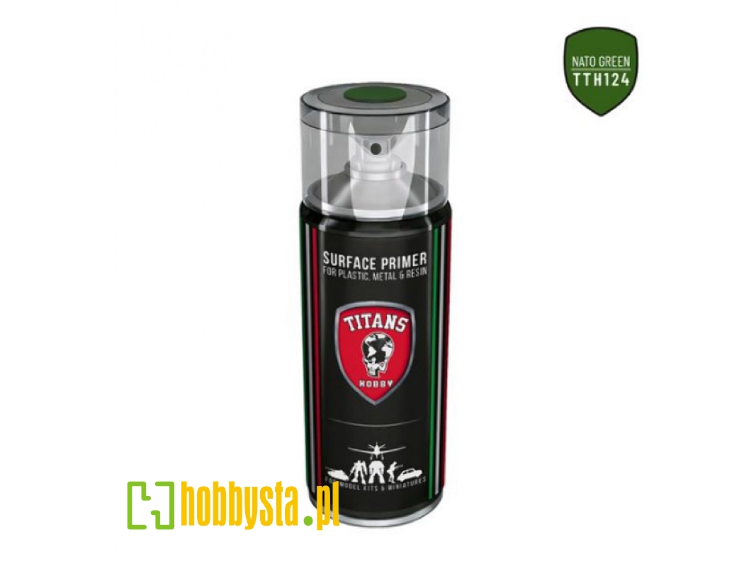 A.Mig Tth124 Nato Green Matt Primer Spray (Titans Hobby) - image 1