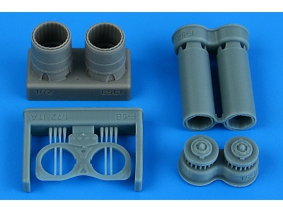 Northrop F-5 B Freedom Fighter - Exhaust Nozzles (For Italeri / Revell And Esci Kits) - image 1