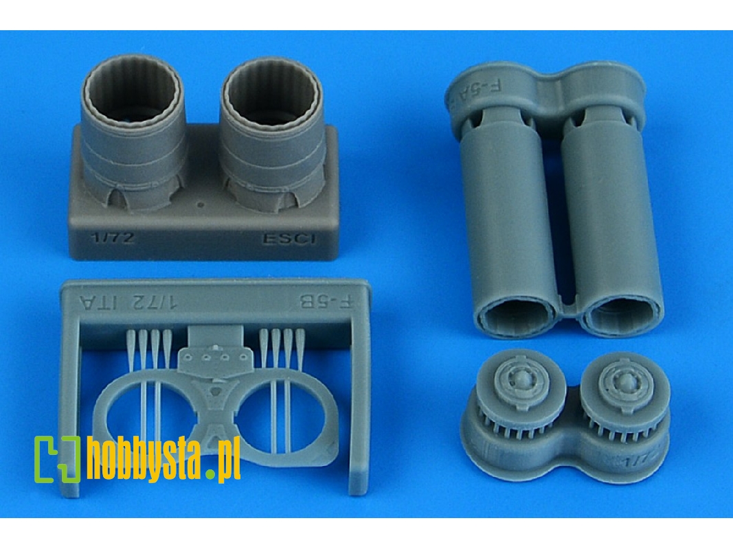 Northrop F-5 B Freedom Fighter - Exhaust Nozzles (For Italeri / Revell And Esci Kits) - image 1
