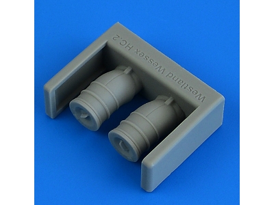 Westland Wessex Hc.2 - Exhaust With F.O.D. Covers (For Airfix Kits) - image 1